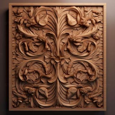 Patterns and decorations r0x 4 3d model